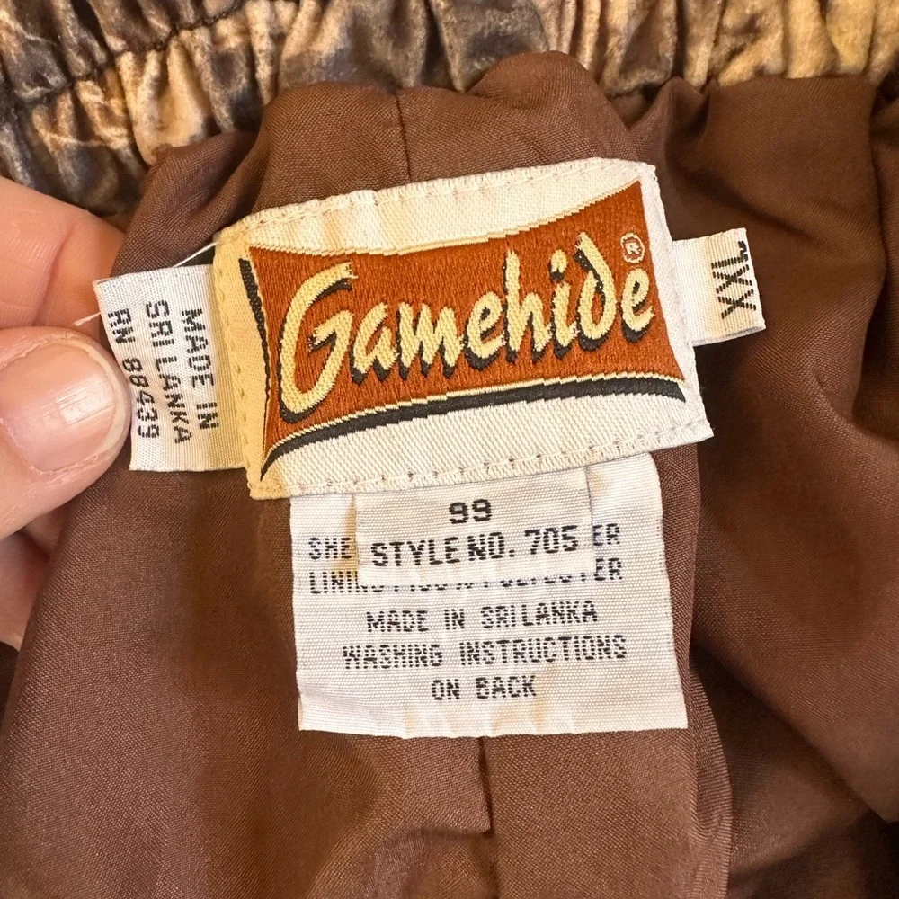 Gamehide Hush Hide Camouflage Men's Pants Size XXL